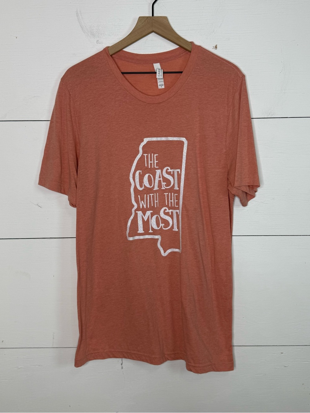 Bella Canvas • “The Coast With The Most” Short Sleeve T-Shirt Size XL